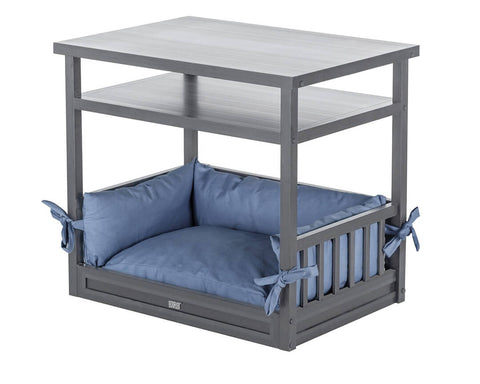 New-Age-Pet-Nightstand-Pet-Bed-Gray