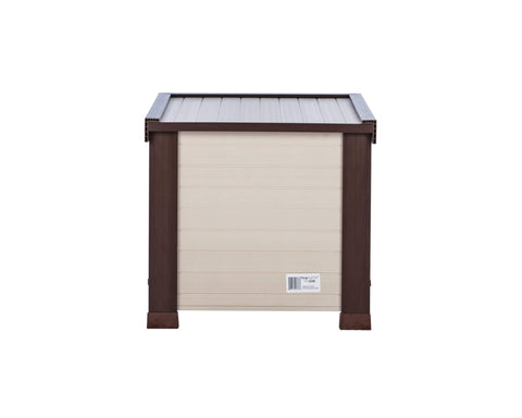 New-Age-Pet-Outdoor-Cat-House-Maple-With-Russet-Trim