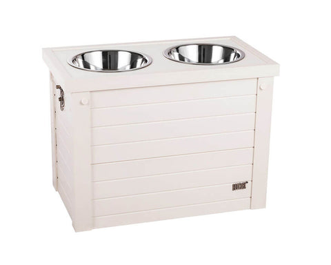 New-Age-Pet-Piedmont-Pet-Diner-XL-Antique-White