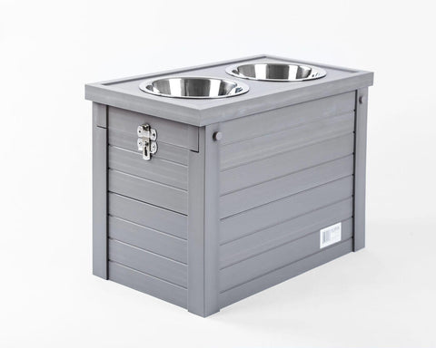 New-Age-Pet-Piedmont-Pet-Diner-XL-Gray