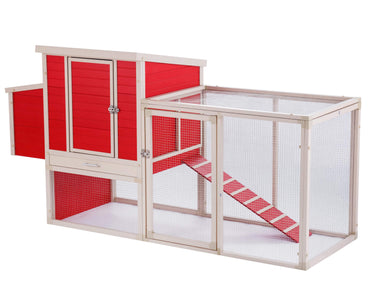 New-Age-Pet-Sonoma-Chicken-Coop-with-Pen-Red-With-Maple