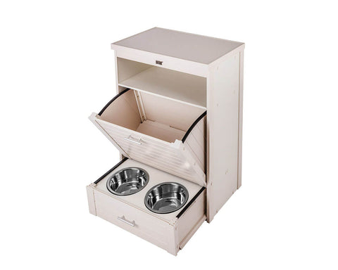 New-Age-Pet-Brea-Pantry-Pet-Diner-Antique-White