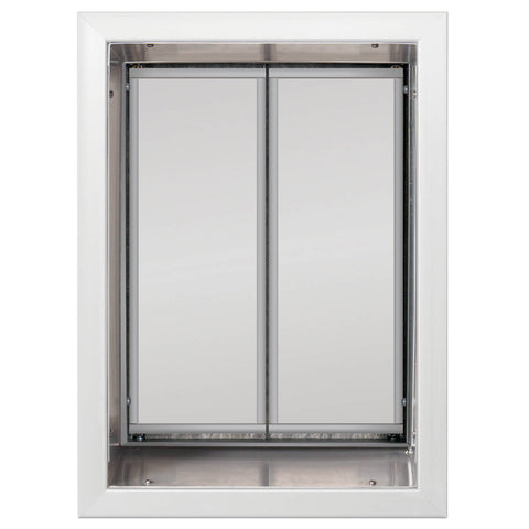 PlexiDor In-Wall Mount Performance Cat & Dog Door in extra large white