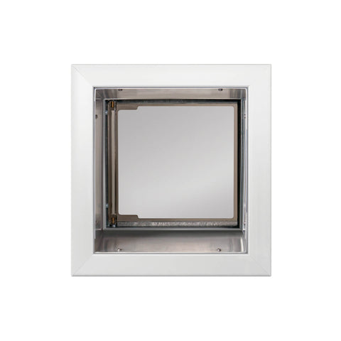 PlexiDor In-Wall Mount Performance Cat & Dog Door in white small