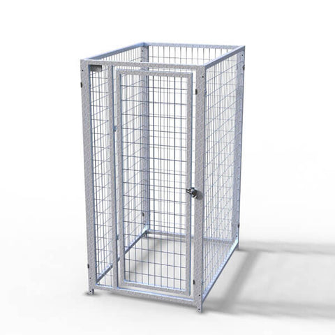 TK Products Pro-Series Single Dog Kennel - Indoor/Outdoor Wire Enclosed Kennel 3'x4'