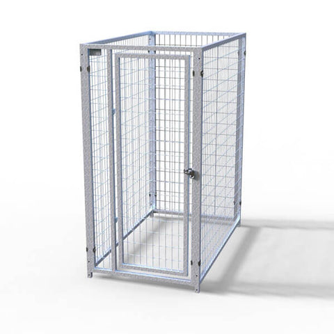 TK Products Pro-Series Single Dog Kennel - Indoor/Outdoor Wire Enclosed Kennel 3'x5'