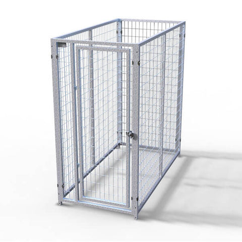 TK Products Pro-Series Single Dog Kennel - Indoor/Outdoor Wire Enclosed Kennel 3'x6'