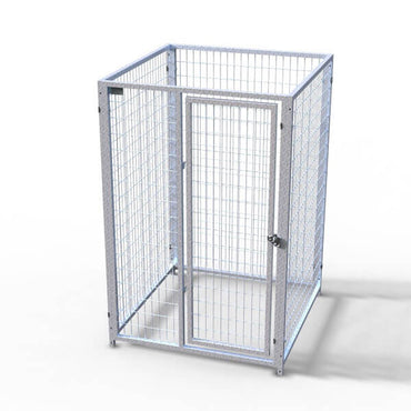 TK Products Pro-Series Single Dog Kennel - Indoor/Outdoor Wire Enclosed Kennel 4'x4'