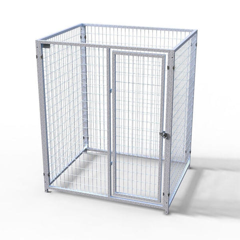 TK Products Pro-Series Single Dog Kennel - Indoor/Outdoor Wire Enclosed Kennel 5'x4'