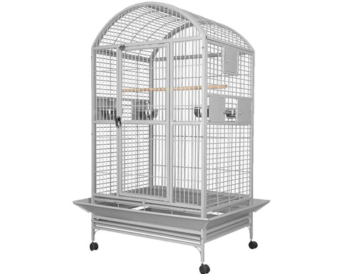 A&E-Cage-Company-40x30-Dometop-Bird-Cage-White