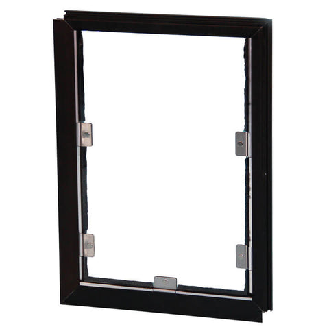 Hale Pet Door - Screen Mounted Dog Door and Cat Door dark bronze