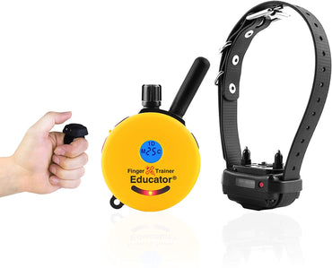 E-Collar FT-330 Finger Educator 1/2 Mile Remote Dog Trainer Collar