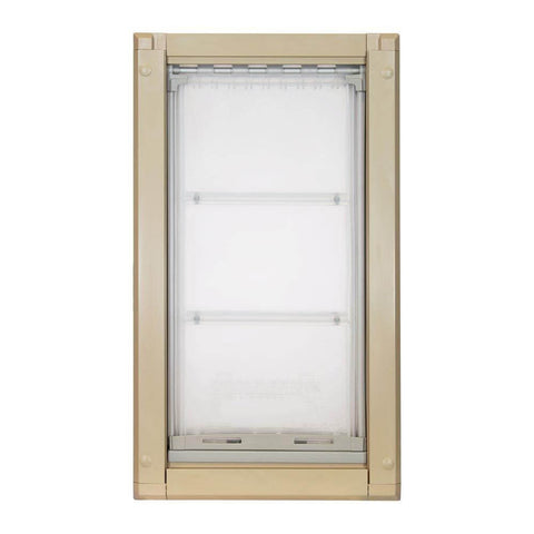 Endura Flap by Patio Pacific - Door Mounted Cat & Dog Door  tan