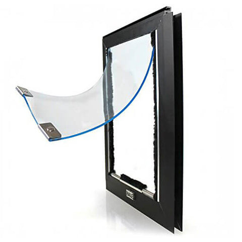 Hale Pet Door - Screen Mounted Dog Door and Cat Door dark bronze