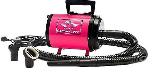 MetroVac Air Force Commander Professional Pet & Dog Dryer pink