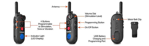 E-Collar PE-900 Pro Educator Advanced Remote Dog Trainer 1/2 Mile features