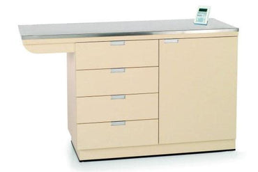 VetLine Veterinary 42" Exam Table with built-in Weight Scale and Storage Drawers