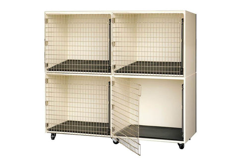 PetLift Veterinary & Grooming Pet 4 Cage Bank