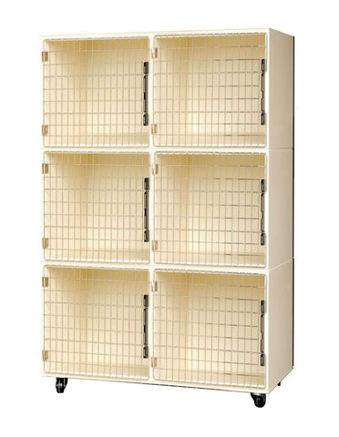 PetLift Veterinary & Grooming 6 Pet Cage Bank