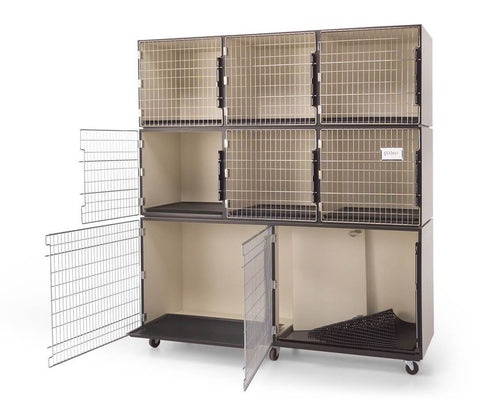 PetLift Veterinary & Grooming 8 Cage Bank