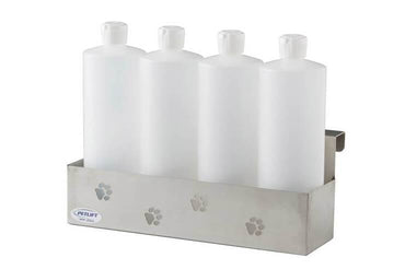 PetLift Stainless Steel 4 Bottle Holder for Grooming Tubs