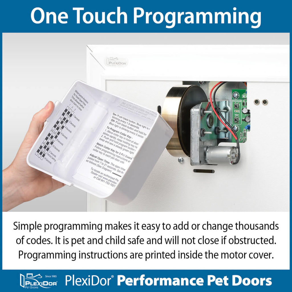 Plexidor electronic pet door top