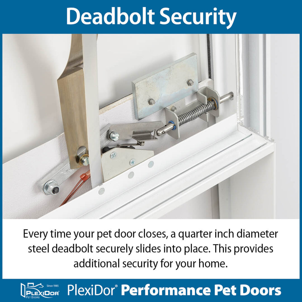 PlexiDor Automatic Wall Mount Electronic Cat Dog Door with RFID