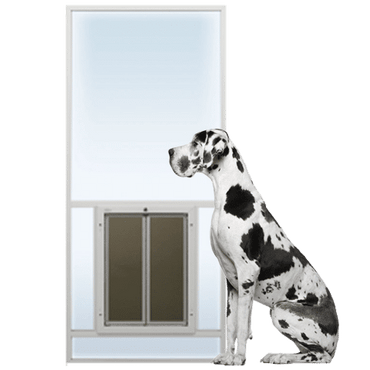 Storm door dog door insert on sale