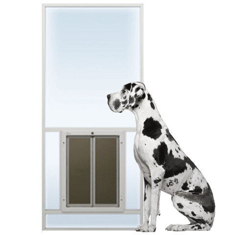 PlexiDor Sliding Glass Door Insert Cat & Dog Door