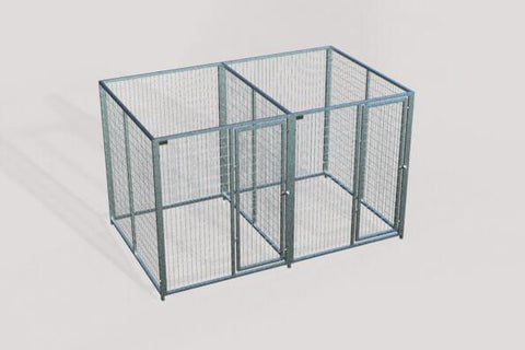 TK Products Pro-Series Enclosed Multi-Dog Kennel - Indoor/Outdoor Wire Kennel