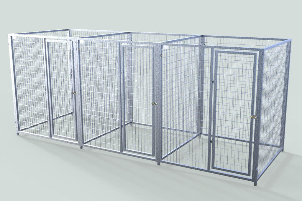 TK Kennels ProSeries Enclosed MultiDog Kennel for Indoor/Outdoor Use AdeoPets