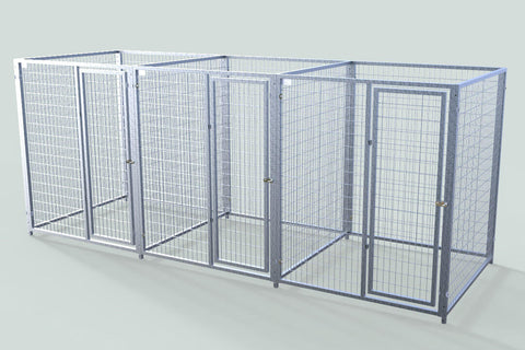 TK Products Pro-Series Enclosed Multi-Dog Kennel