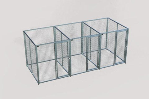 TK Products Pro-Series Enclosed Multi-Dog Kennel - Indoor/Outdoor Wire Kennel