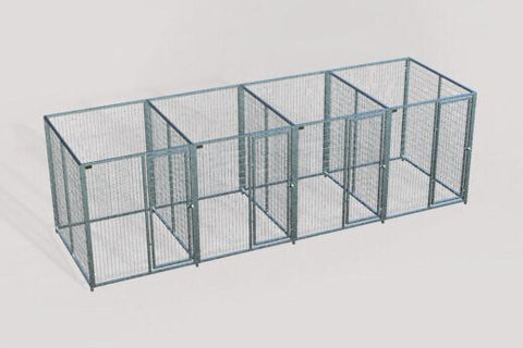 TK Products Pro-Series Enclosed Multi-Dog Kennel - Indoor/Outdoor Wire Kennel