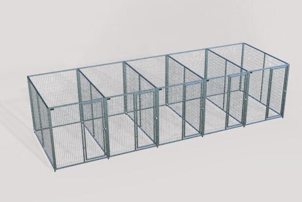 TK Products Enclosed Multi-Dog Kennel