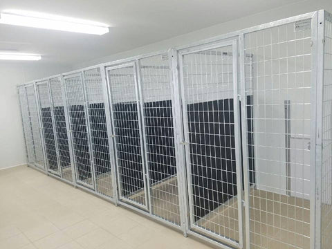 TK Products Dog Kennel Isolation Panels in Black AdeoPets