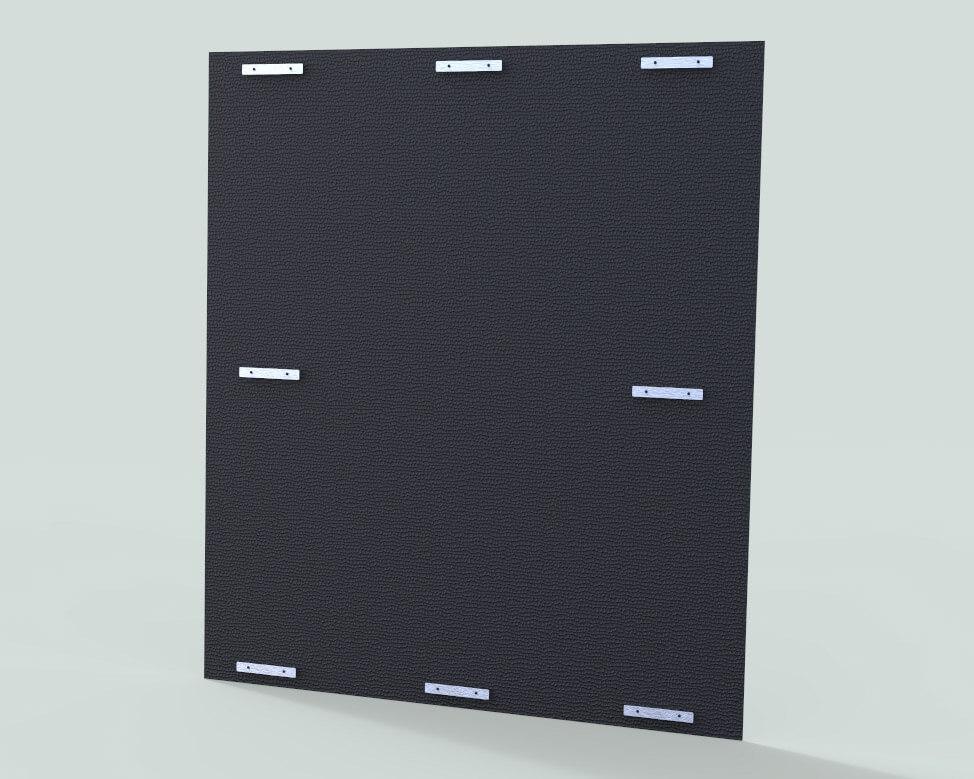 Black kennel deals panels