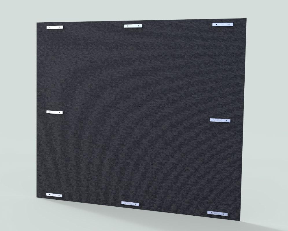 TK Products Dog Kennel Isolation Panels in Black AdeoPets