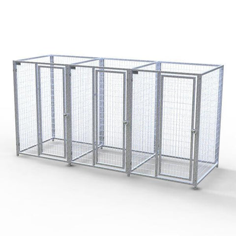 TK Products Pro-Series Enclosed Multi-Dog Kennel - Indoor/Outdoor Wire Kennel