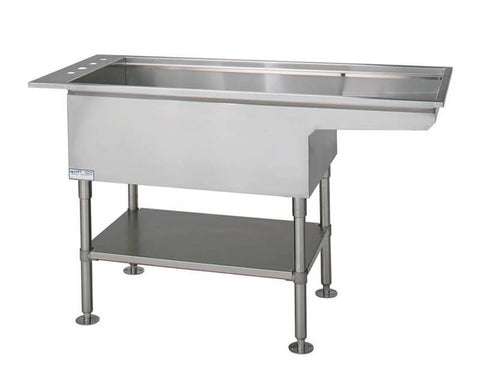 VetLine Bi-Level Multi-Purpose Stainless-Steel Wet Table - 60"