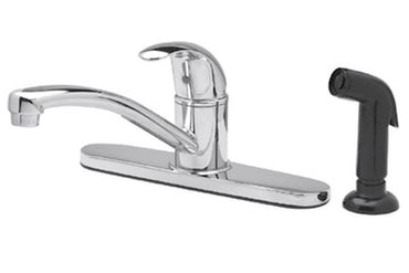 VetLine Standard Stainless-Steel Wet Table Faucet and Sprayer Kit - 8" Centers