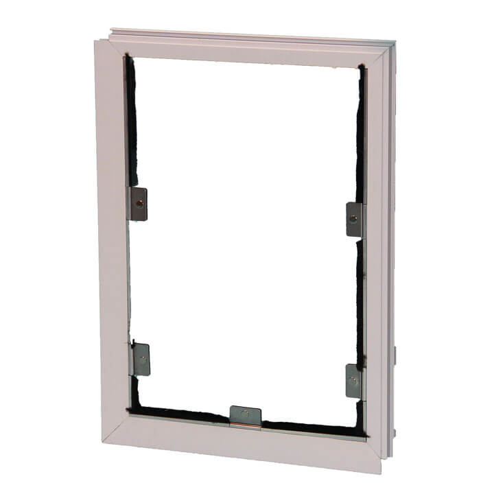 Hale Pet Door - Screen Mounted Dog Door and Cat Door white