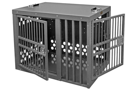 Zinger Heavy Duty Front/Side Entry Aluminum Dog Travel Crate